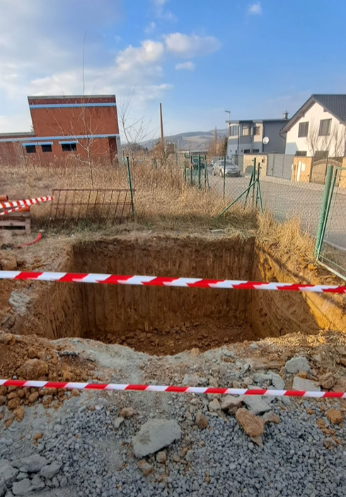 Výkop žumpy a kanalizačnej prípojky